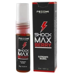 SHOCK MAX VIBRADOR LÍQUIDO BEIJÁVEL ELETRIZANTES 15ML