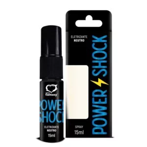 GEL ELETRIZANTE AROMÁTICO SPRAY POWER SHOCK NEUTRO 15ML SEXY FANTASY