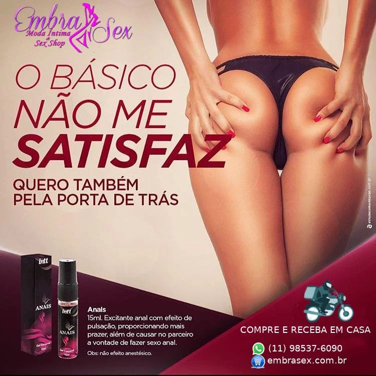PRAZER ANAL EXISTE SIM!