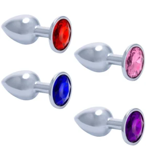 PLUG EM METAL GRANDE CROMADO (CORES SORTIDAS)