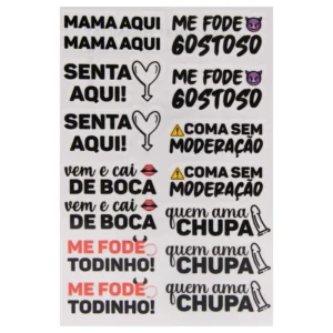 TATUAGENS ÍNTIMA CAI DE BOCA