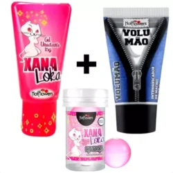 KIT XANA LOKA GEL + HOT BALL BOLINHAS + VOLUMÃO