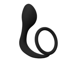 PLUG ANAL PRÓSTATA COM ANEL PENIANO